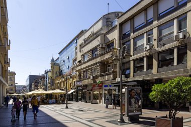 NIS, SERBIA - 21 Eylül 2025: Sırbistan 'ın Niş kentinin şaşırtıcı Panoraması