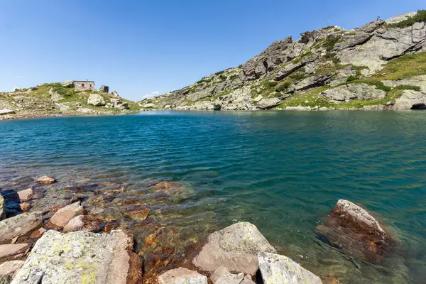 Rila Dağı inanılmaz manzara yakın korkunç göl, Bulgaristan