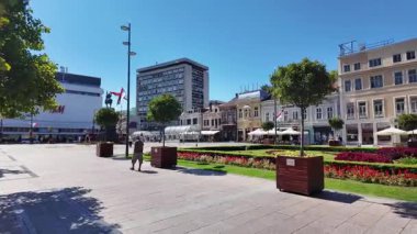 NIS, SERBIA - 21 Eylül 2025: Sırbistan 'ın Niş kentinin şaşırtıcı Panoraması