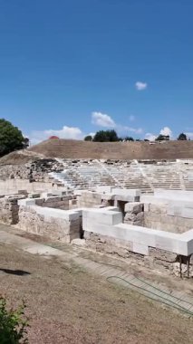 LARISSA, GREECE - 5 Eylül 2025: Larissa, Teselya 'nın merkezi Panorama