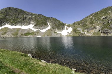 Bulgaristan 'ın Yedi Rila Gölü yakınlarındaki Rila Dağı' nın Şaşırtıcı Panoraması
