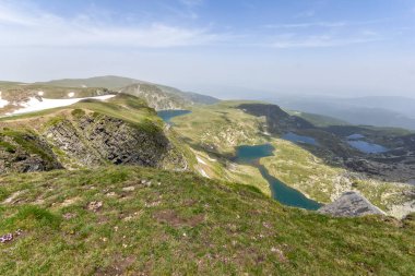 Bulgaristan 'ın Yedi Rila Gölü yakınlarındaki Rila Dağı' nın Şaşırtıcı Panoraması