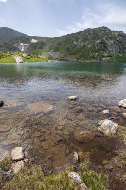 Bulgaristan 'ın Yedi Rila Gölü yakınlarındaki Rila Dağı' nın Şaşırtıcı Panoraması