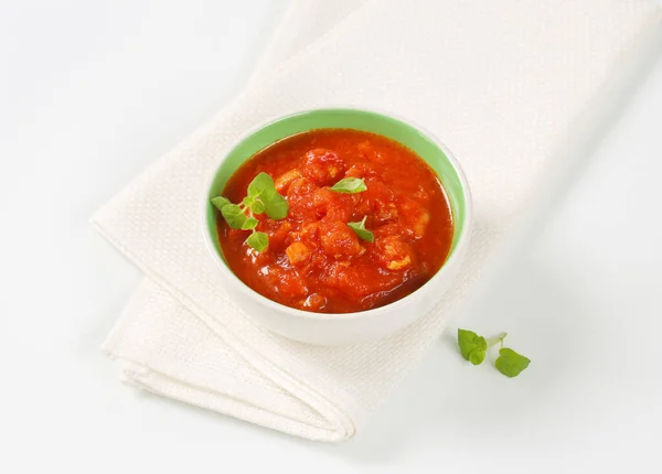 Tigela Salsa Tomate Torrado Fotografias De Stock Royalty-Free