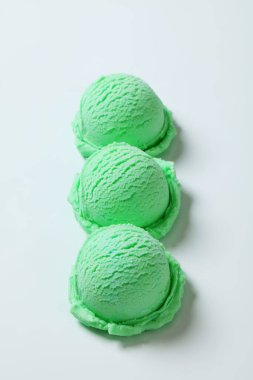 ışık yeşil dondurma kaşık toz