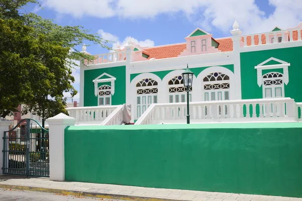 Oranjestad Aruba Juli 2022 Stadshuset Inrymmer Den Civila Registreringen Aruba — Stockfoto