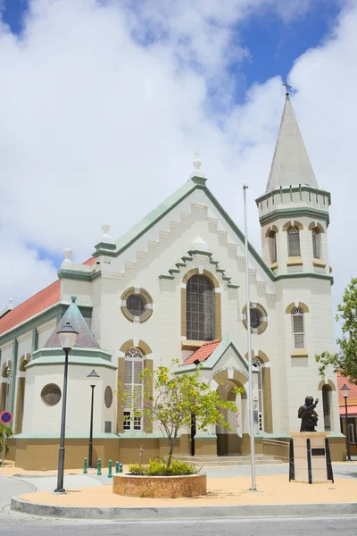 Oranjestad Aruba Липня 2022 Pro Catedral San Francisco Asis Pro — стокове фото