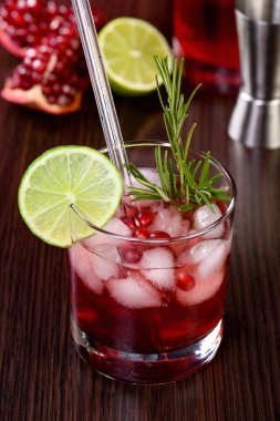 The Pomegranate Paloma is a classic cocktail made with freshly squeezed pomegranate juice in place of soda and a generous helping of tequila. Ideal for holiday celebrations.