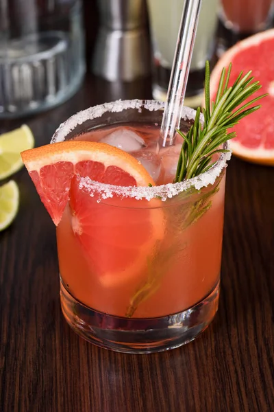 Pink Paloma Great Grapefruit Tequila Cocktail Recipe Any Party — Fotografia de Stock