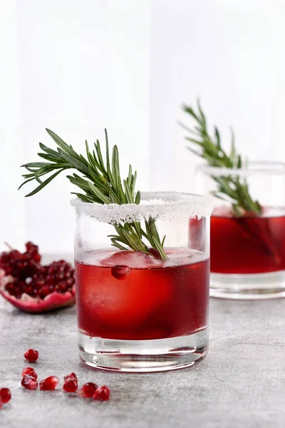 Cocktail Paloma Com Romã Vermelha Rubi Que Você Precisa Para — Fotografia de Stock