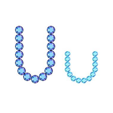 Büyük harf ve küçük harf İngiliz dili tasarımcısı alfabesi değerli taş stili, vektör illüstrasyonu. Markalaşma, logolar, tipografi, mücevher tasarımı ve prim projeleri için uygundur