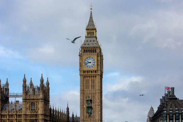 Big Ben Het Paleis Van Westiminster Londen Engeland — Stockfoto