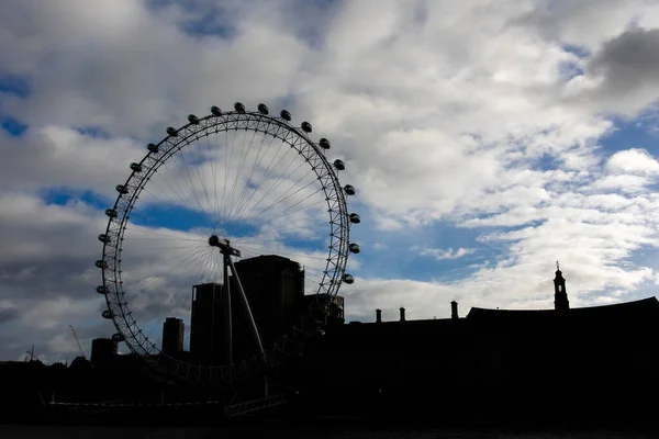 London Eye Monument Célèbre Dans Capitale Ville Angleterre — Photo