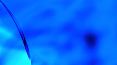 Abstract colorful blue geometric illustration - 3d rendering, CGI