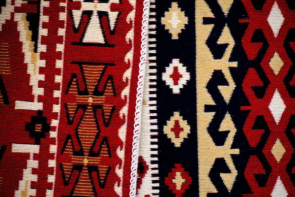 Colorful Carpets Sale Bazaar — Stock Photo, Image