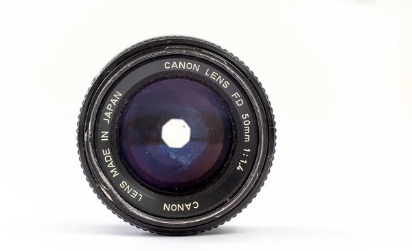 Resen Macedonia February 2023 Vintage Film Camera Lens Canon 50Mm — Stock Photo, Image