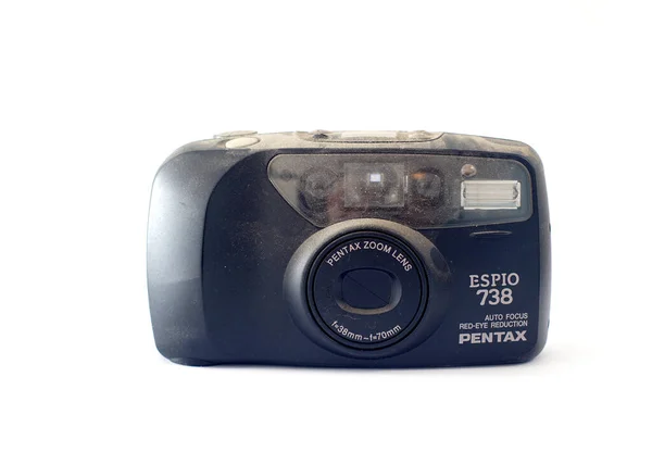 Resen Macedonia Martie 2023 Vintage Punct Film Trage Camera Pentax — Fotografie, imagine de stoc