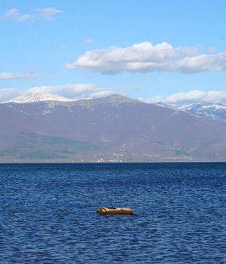 Prespa Lake Republic of Macedonia. clipart