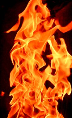 Ateş sıcak ısıyı yakar, yanıcı, arka plan.