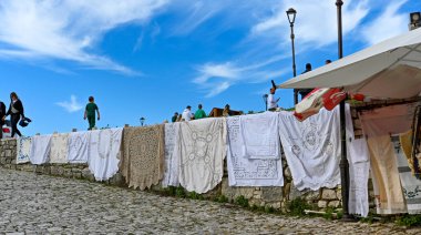 Berat, Arnavutluk 11 Kasım 2024. Berat kasabası. Arnavutluk, Avrupa 'da. Seyahat konsepti teması.