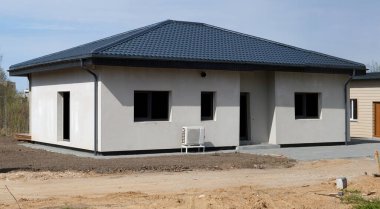 The new unfinished standard mass production rural   home