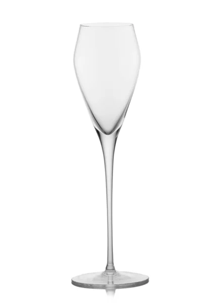 Wein Prosecco Champagner Luxus Kristallglas Auf Weiß — Stockfoto