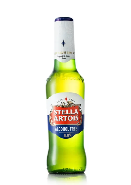 Дон Великобританія Червня 2022 Пляшка Стелли Артуа Безалкогольний Імпортний Пива — стокове фото