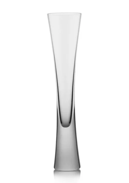 Розкішне Кришталеве Шампанське Флейтне Скло Білому — стокове фото