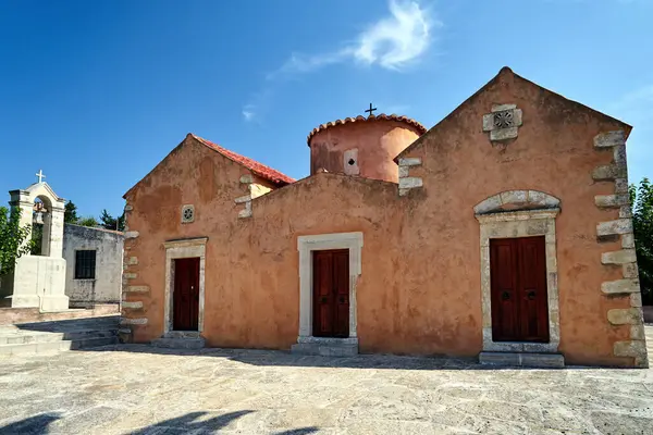 Středověký Ortodoxní Kostel Ostrově Kréta Řecku — Stock fotografie