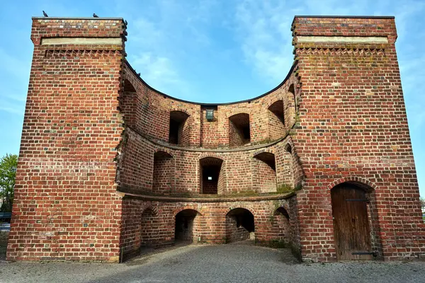 Portão Medieval Cidade Neuebrandemburg Alemanha — Fotografia de Stock