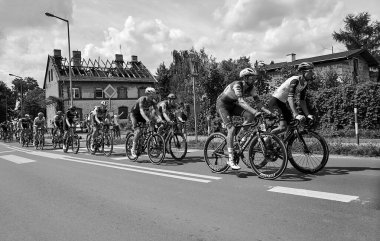 Pologne Bisiklet Turu, Sahne 1, Sahne 29 Temmuz 2023, Poznan, Polonya, tek renkli