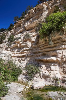 boulders and rugged rocks of the Avakas Gorge on the island of Cyprus, Cyprus