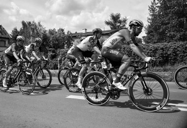 Pologne Bisiklet Turu, Sahne 1, Sahne 29 Temmuz 2023, Poznan, Polonya, tek renkli