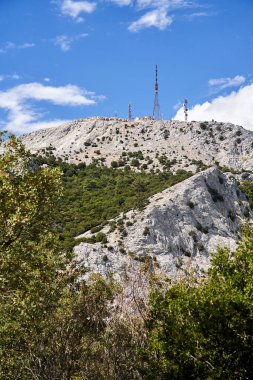 Lezbiyen Adası 'ndaki en yüksek dağ zirvesi - Peofitis Ilias, Yunanistan