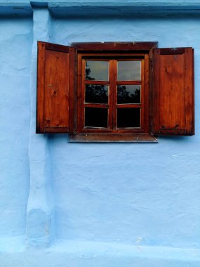 Romanya 'nın Sibiu kenti yakınlarındaki Köy Müzesinde geleneksel ev