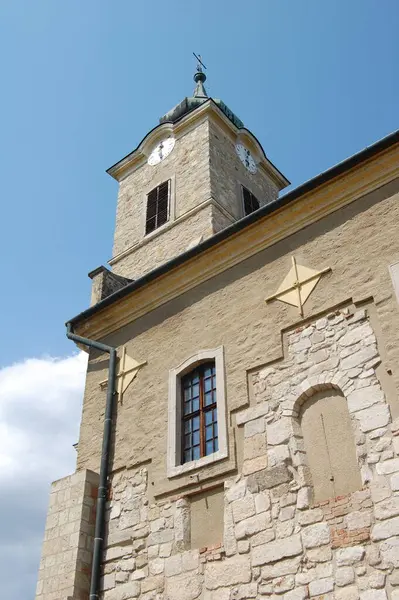 Красива Церква Угорському Селі Стокова Картинка