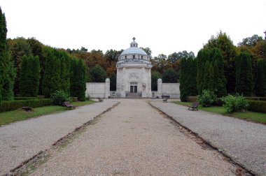 Andrassy family Mausoleum, near Roznava, Slovakia clipart