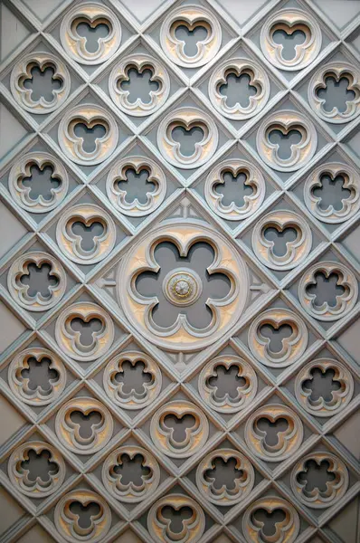 Ceiling Tiles Betliar Manor Slovakia — Stock Photo, Image