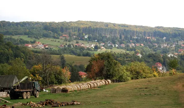Venkovská Krajina Podzim — Stock fotografie