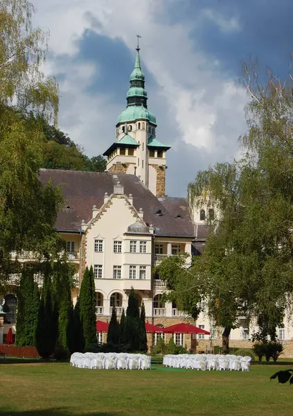 Krásný Palácový Hotel Lillafured Miskolc Maďarsko — Stock fotografie