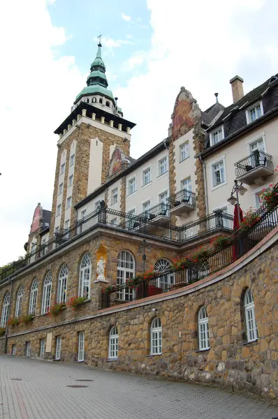 匈牙利Miskolc Lillafured美丽的宫殿酒店 免版税图库照片