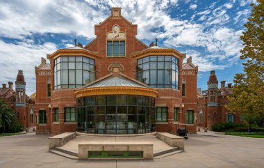 Santa Creu i Sant Pau Hastanesinin Tarihi Hastanesi, Barselona, Katalonya, İspanya,