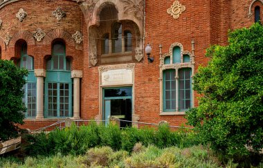 Santa Creu i Sant Pau Hastanesinin Tarihi Hastanesi, Barselona, Katalonya, İspanya,