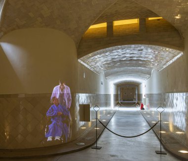 Santa Creu i Sant Pau Hastanesinin Tarihi Hastanesi, Barselona, Katalonya, İspanya,