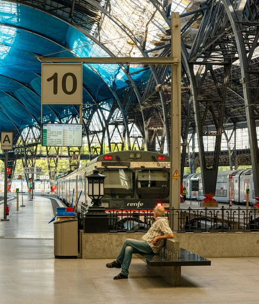 Estacio Franca Stazione Terminale Ciutat Vella Barcellona Spagna — Foto Stock