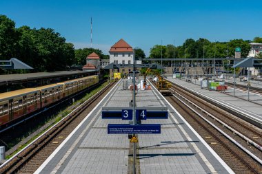 Berlin S-Bahn Olympiastadion İstasyonu, Berlin Charlottenburg, Almanya