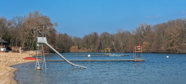 Ploetzensee outdoor pool, Berlin Charlottenburg, Germany
