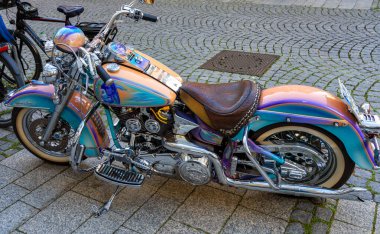 scooters and motorcycles on the streets of berlin