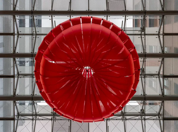 Playce Rote Deckenlampen Den Arkaden Potsdamer Platz Berlin Deutschland — Stockfoto