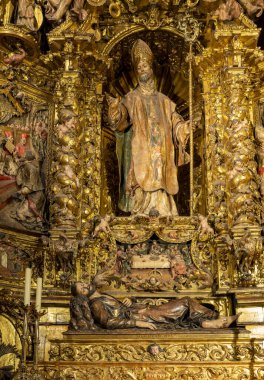 Interior shot, La Catedral de la Santa Creu, Barri Gotic, Barcelona, Catalonia, Spain